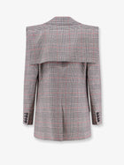 Chloé Women's Prince of Wales Wool Blazer Black