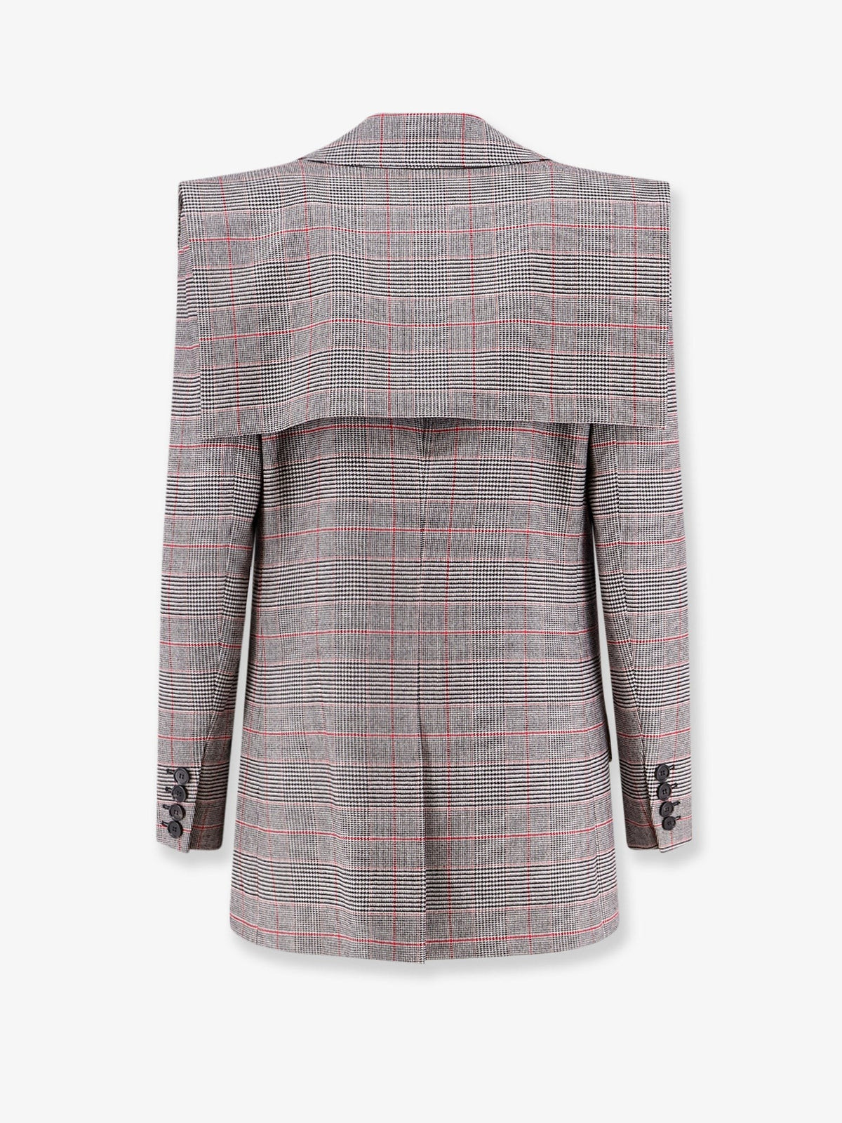 Chloé Women's Prince of Wales Wool Blazer Black