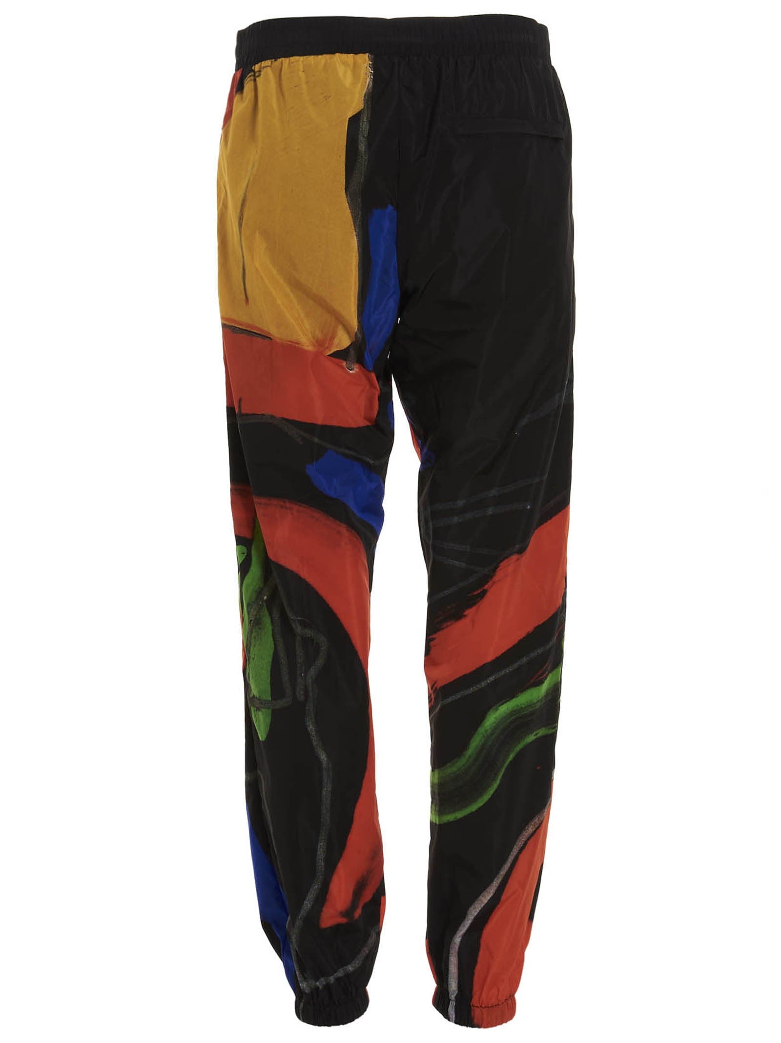 Moschino Print Joggers Black