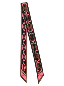 Emilio Pucci Print Mix Scarf Gold