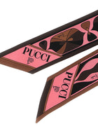 Emilio Pucci Print Mix Scarf Gold