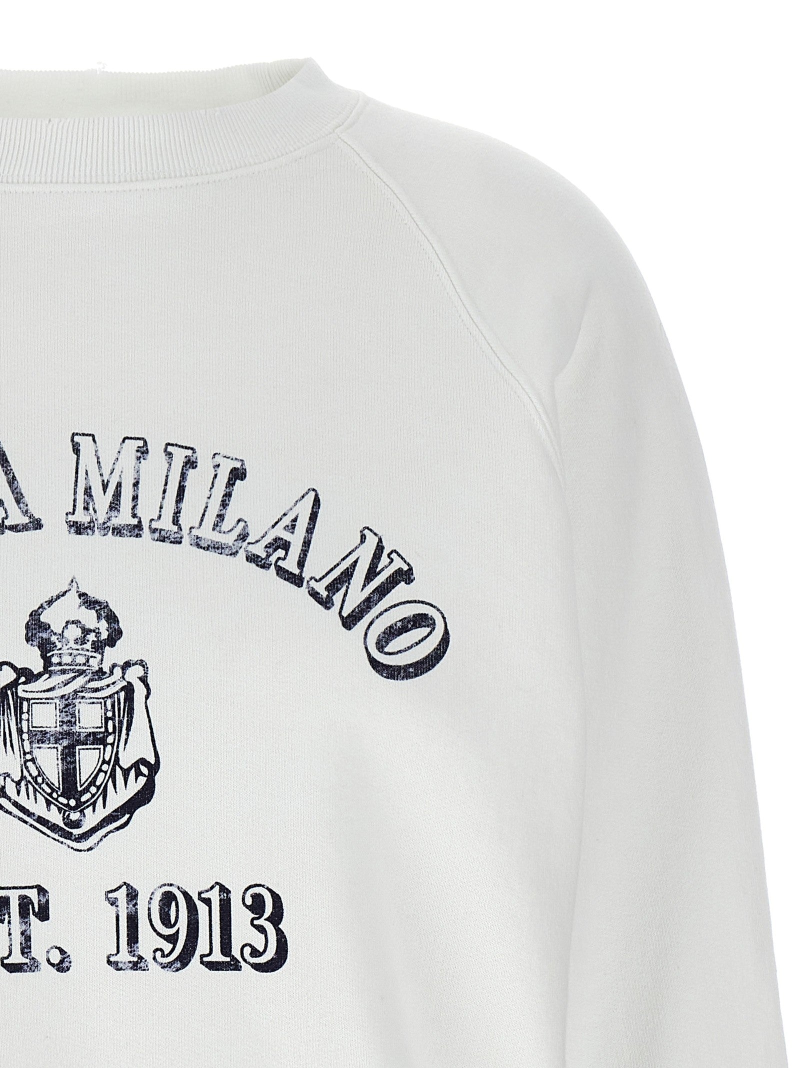 PRADA Print Sweatshirt White
