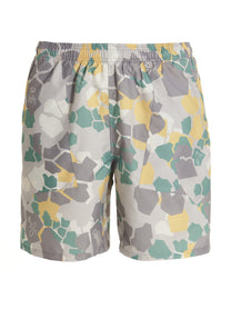 Objects Iv Life Printed Beach Shorts Gold