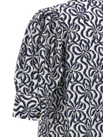 Ganni Printed Dress Gold, view 4