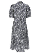 Ganni Printed Dress Gold, view 2