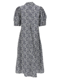 Ganni Printed Dress Gold, view 2