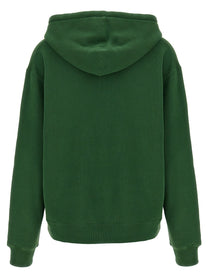 JW Anderson Printed Hoodie Green