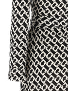 Diane Von Furstenberg Printed New Jean Dress White, view 4