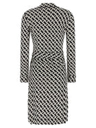Diane Von Furstenberg Printed New Jean Dress White, view 2
