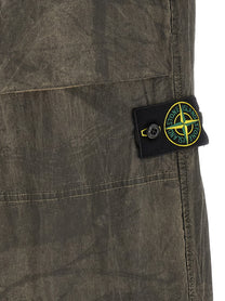 Stone Island Printed Pants Grey