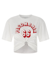 Rabanne Printed Piercing Shirt White