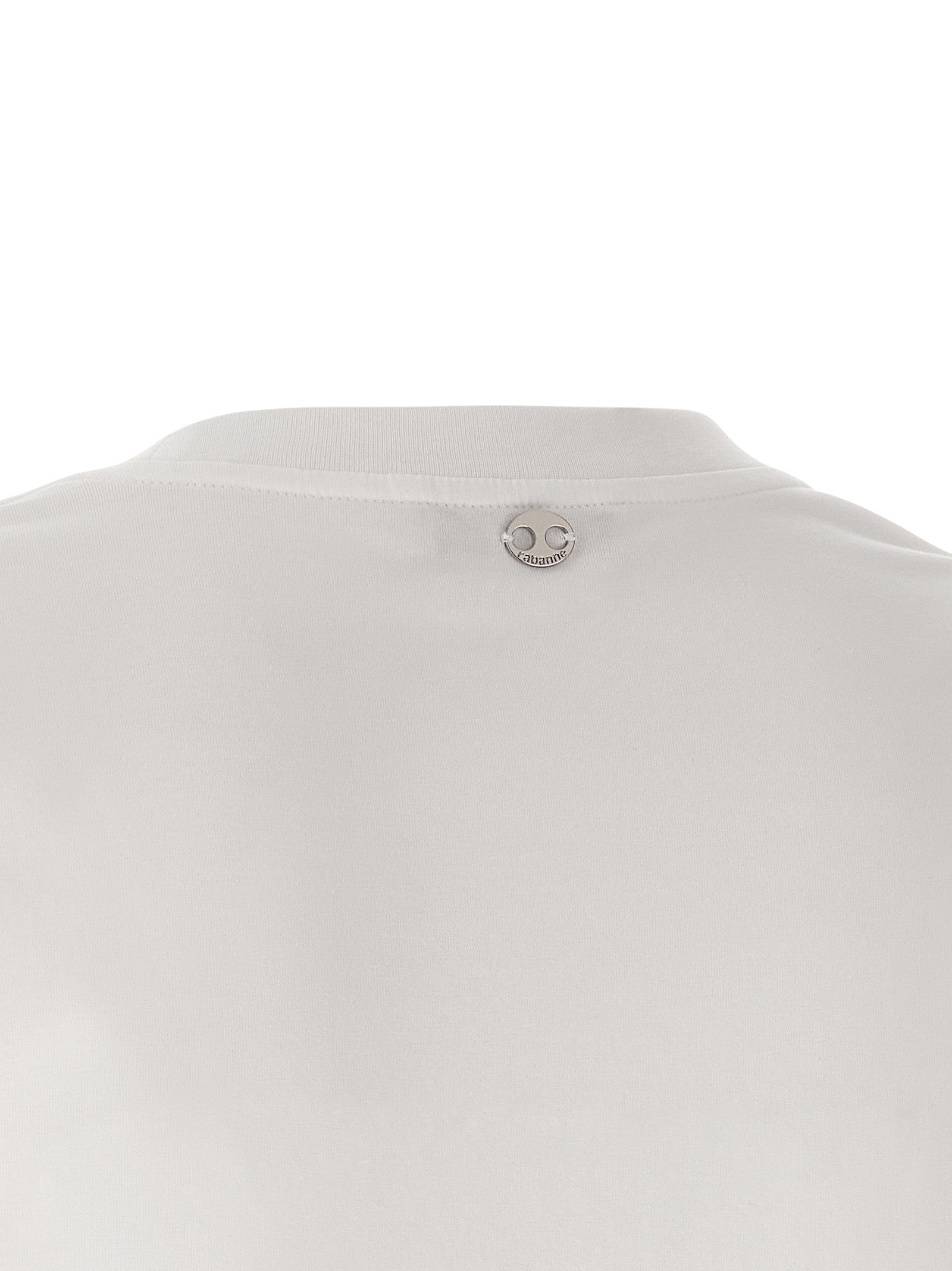 Rabanne Printed Piercing Shirt White