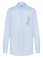 Moschino Women's Printed Shirt Blue
