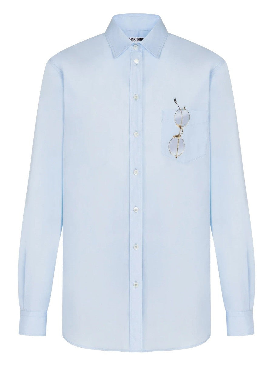 Moschino Women's Printed Shirt Blue