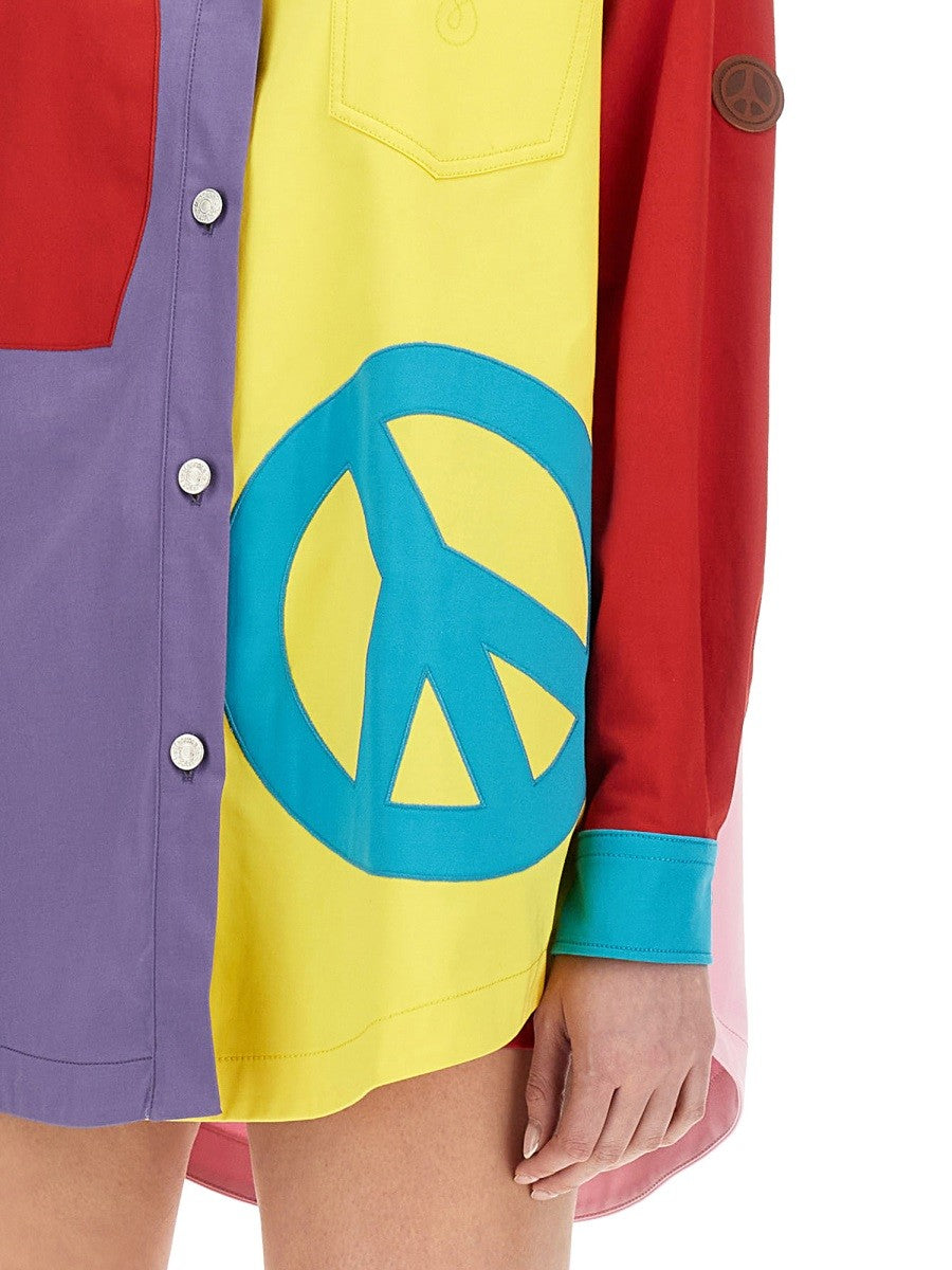 Moschino Jeans Women's Printed Shirt Multicolor