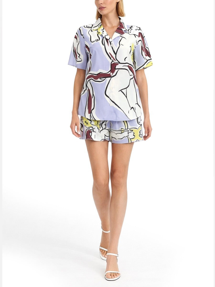 Tory Burch Women's Printed Shirt Multicolor