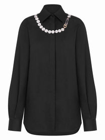 Moschino Women's Printed Shirt Black