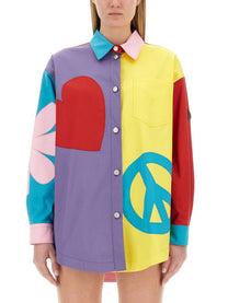 Moschino Jeans Women's Printed Shirt Multicolor