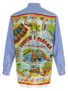 Comme Des Garcons Shirt Printed Shirt Gold, view 2