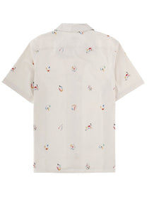 Ps By Paul Smith Men's Printed Shirt White