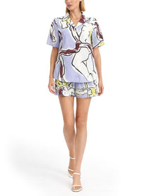 Tory Burch Women's Printed Shorts Multicolor