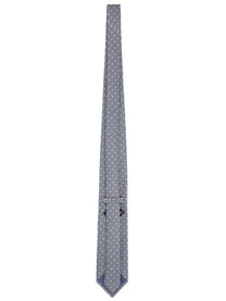 Tom Ford Men's Printed Silk Tie Blue