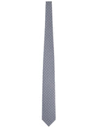 Tom Ford Men's Printed Silk Tie Blue