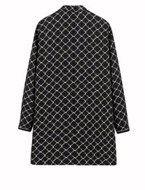 Gucci Women's Printed Silk Twill Dress Black
