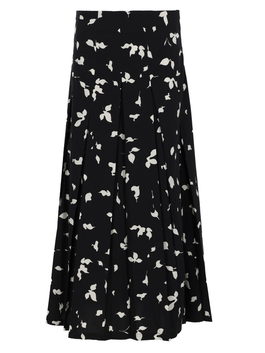 Alysi Women's Printed Skirt Black