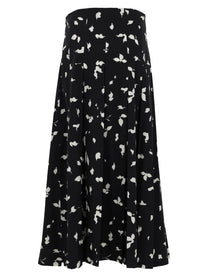 Alysi Women's Printed Skirt Black