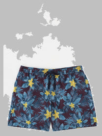 Four Fashioned Friends Men's Printed Swimshort Multicolor