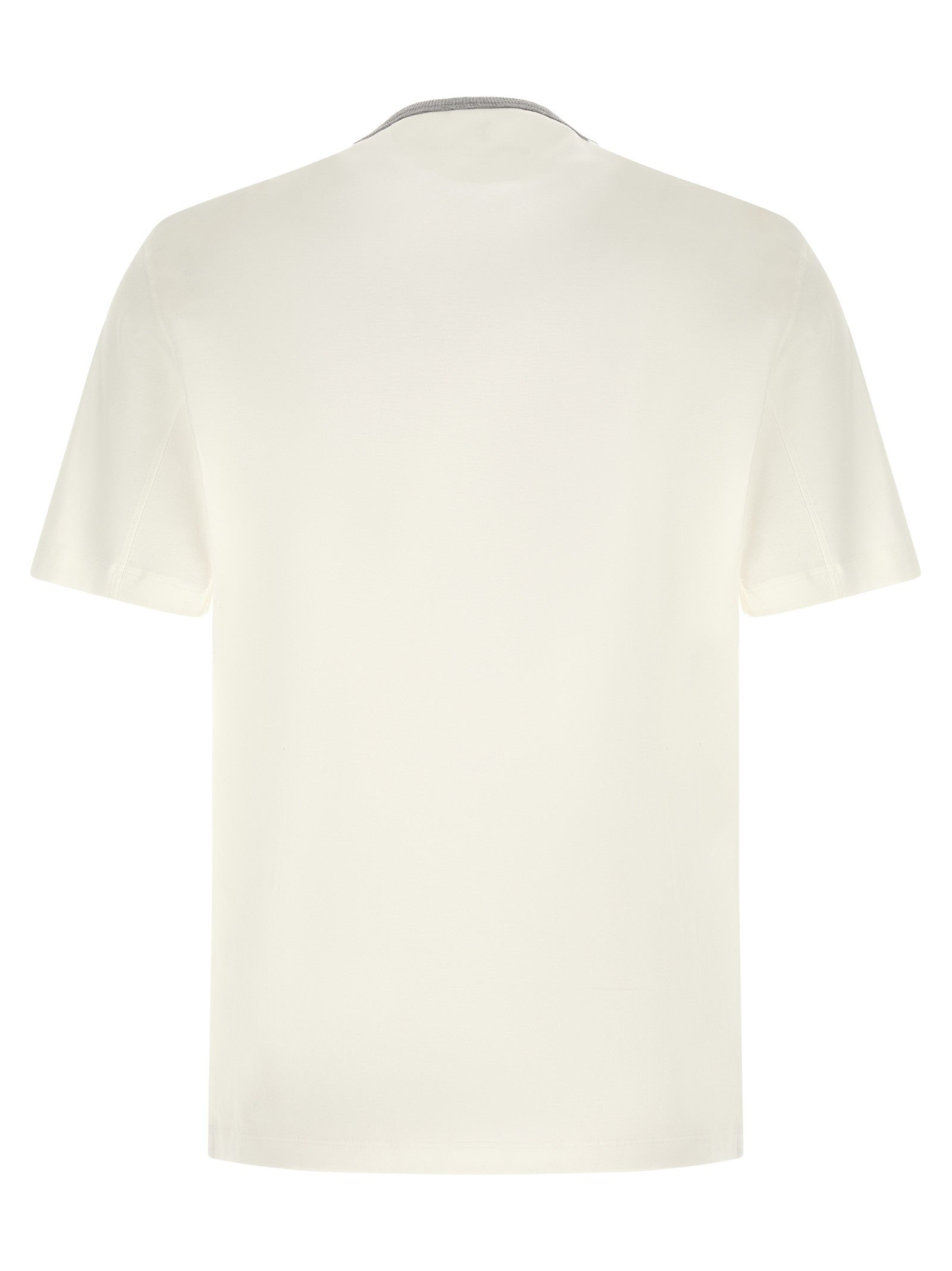 Brunello Cucinelli Printed Shirt White