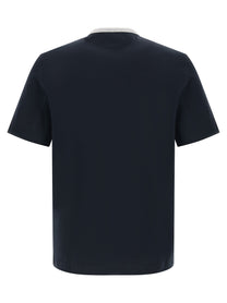 Brunello Cucinelli Printed Shirt Blue