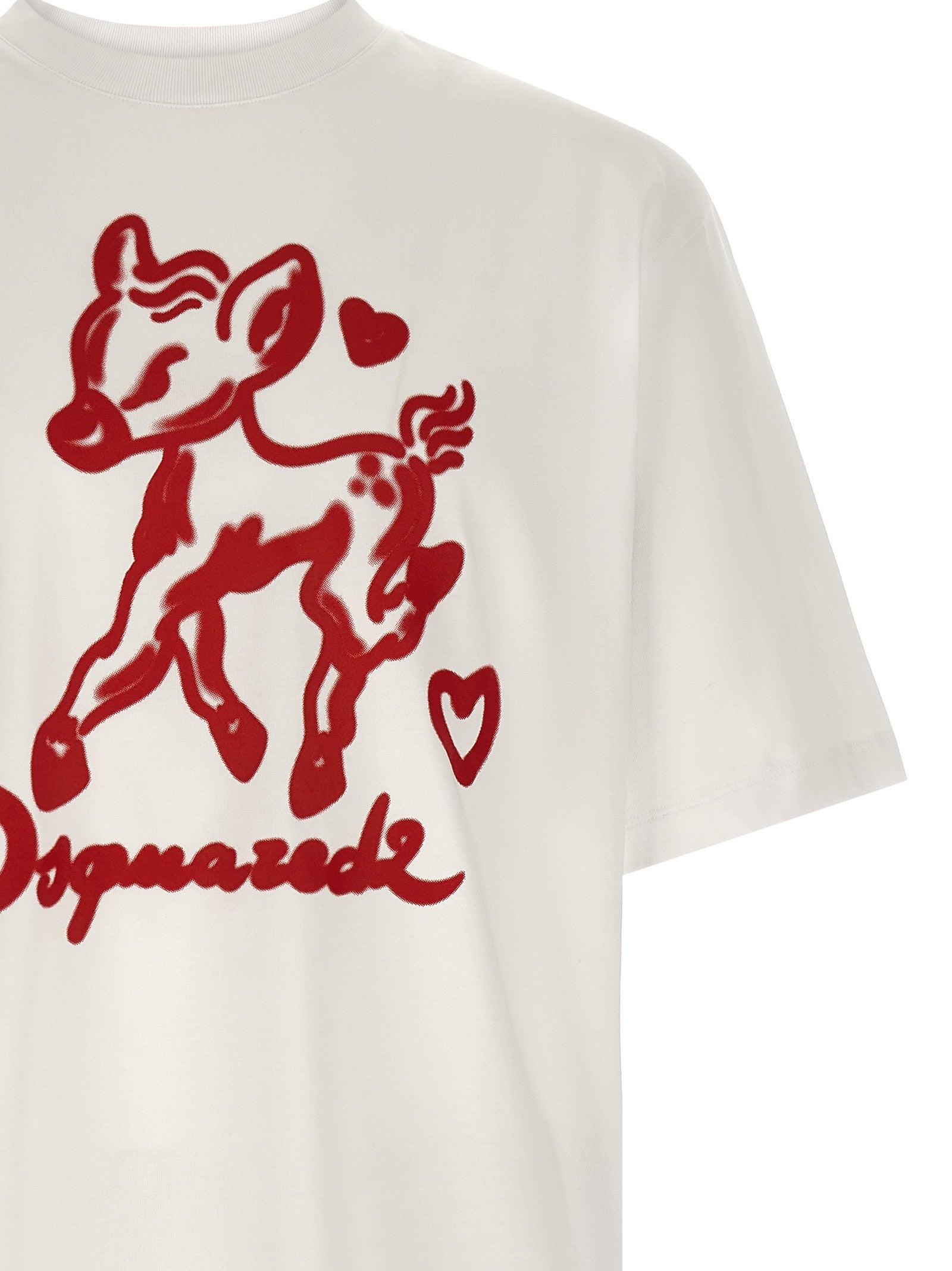 Dsquared2 Printed Shirt Red