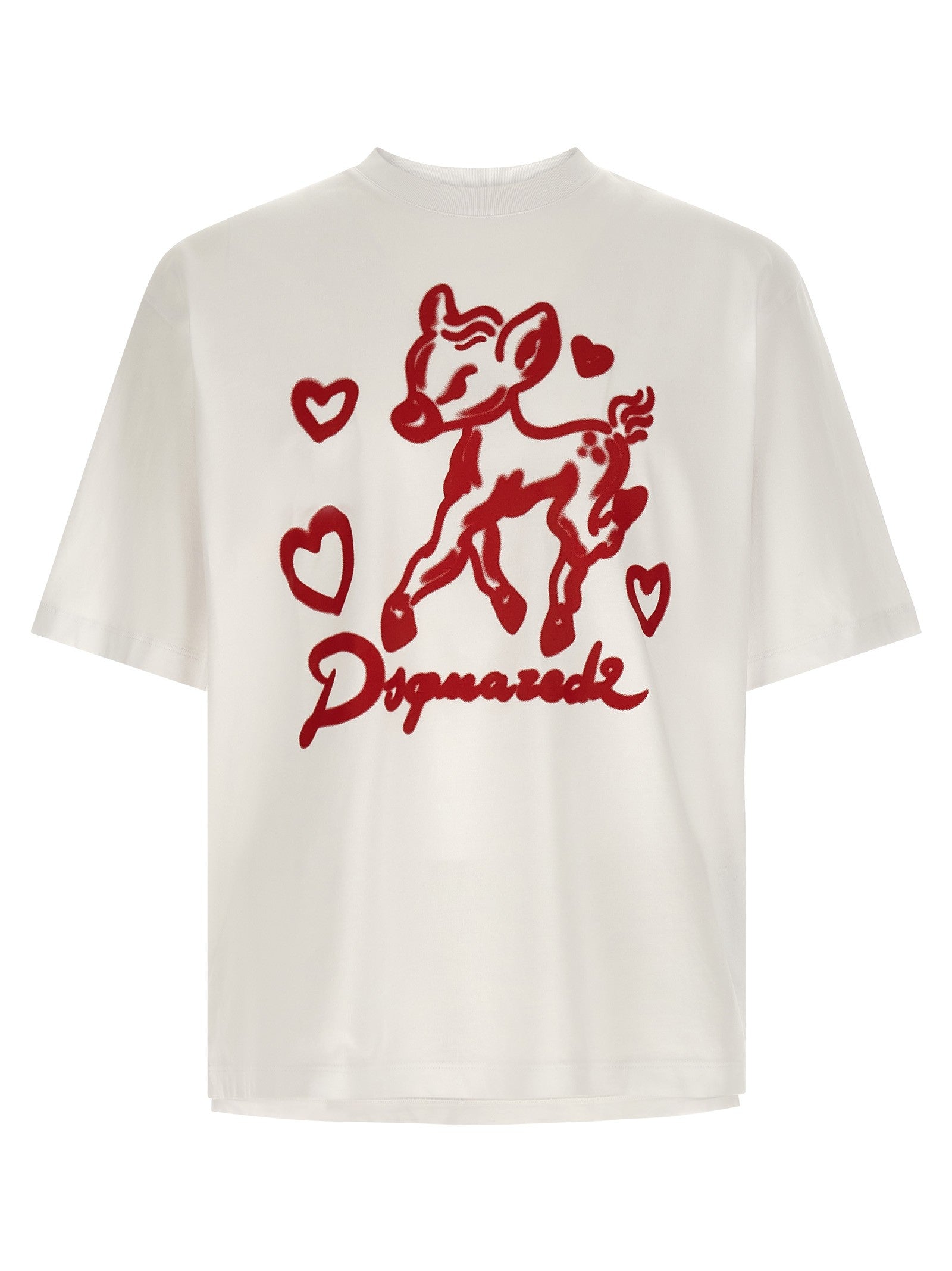 Dsquared2 Printed Shirt Red