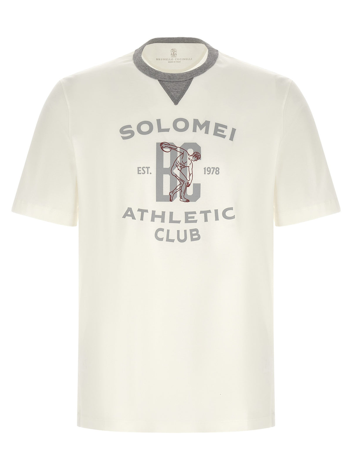 Brunello Cucinelli Printed Shirt White