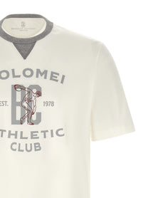 Brunello Cucinelli Printed Shirt White
