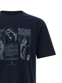 Brunello Cucinelli Printed Shirt Blue
