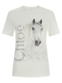Chloé Printed Shirt White