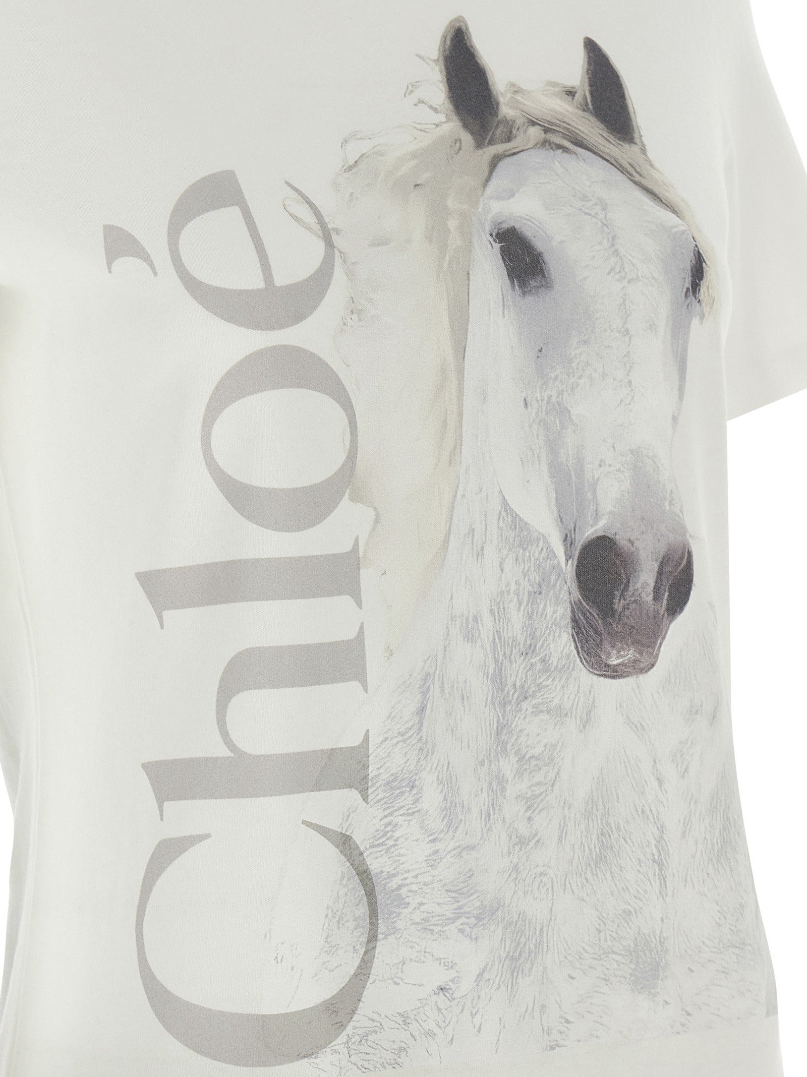 Chloé Printed Shirt White