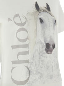 Chloé Printed Shirt White
