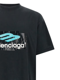 Balenciaga Printed Shirt Black