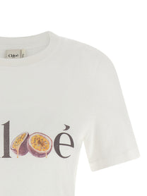 Chloé Printed Shirt White