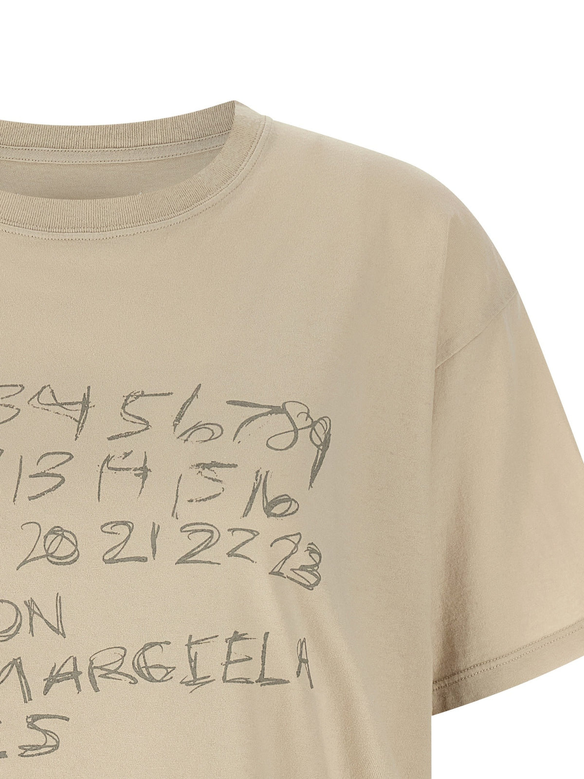 Maison Margiela Printed Shirt Beige