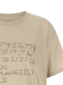 Maison Margiela Printed Shirt Beige