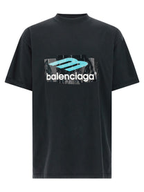 Balenciaga Printed Shirt Black