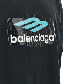 Balenciaga Printed Shirt Black