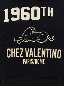 Valentino Printed Valentino Garavani Hoodie Black