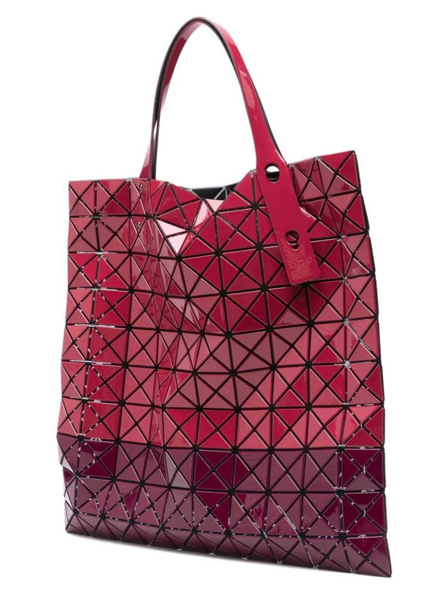 Bao Bao Issey Miyake Women's Prism BI Color Tote Bag Red Bao Bao Issey Miyake