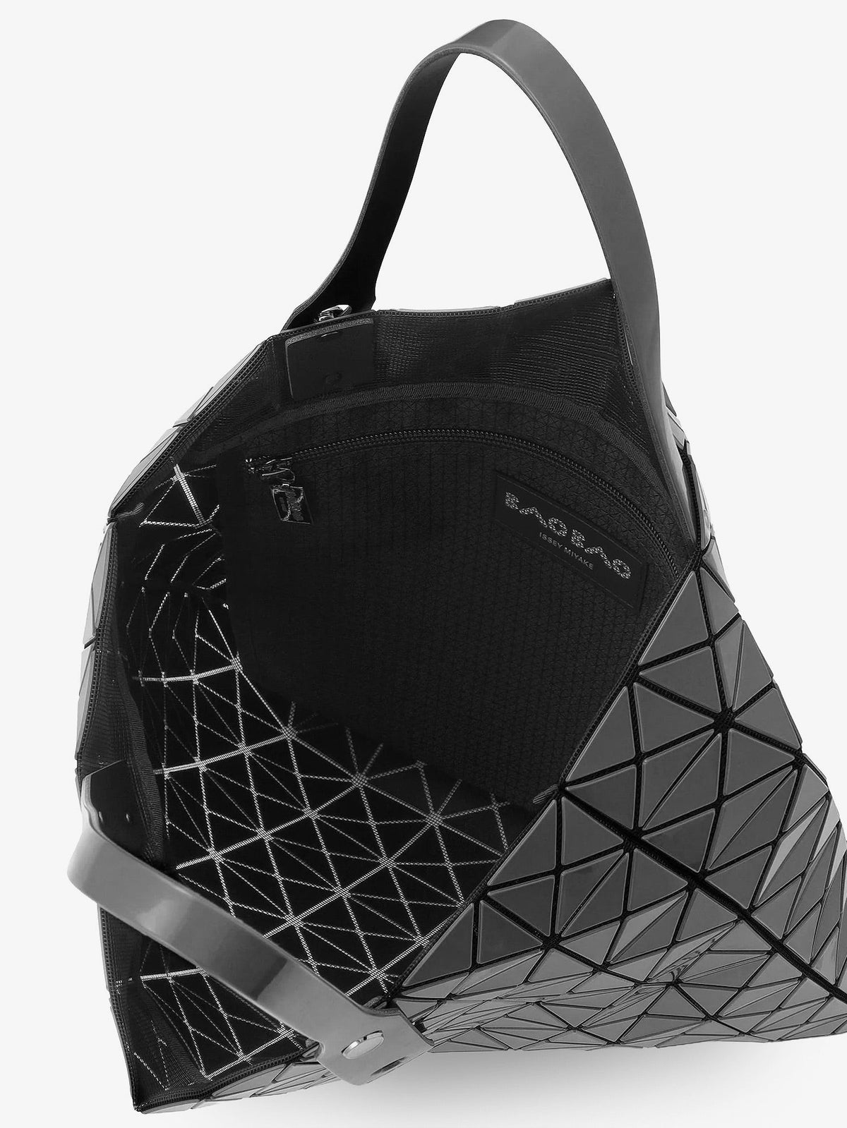 Bao Bao Issey Miyake Women's Prism Gloss Shoulder Bag Grey, view 4